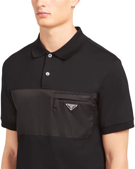 prada polos men|prada men's polo t shirt.